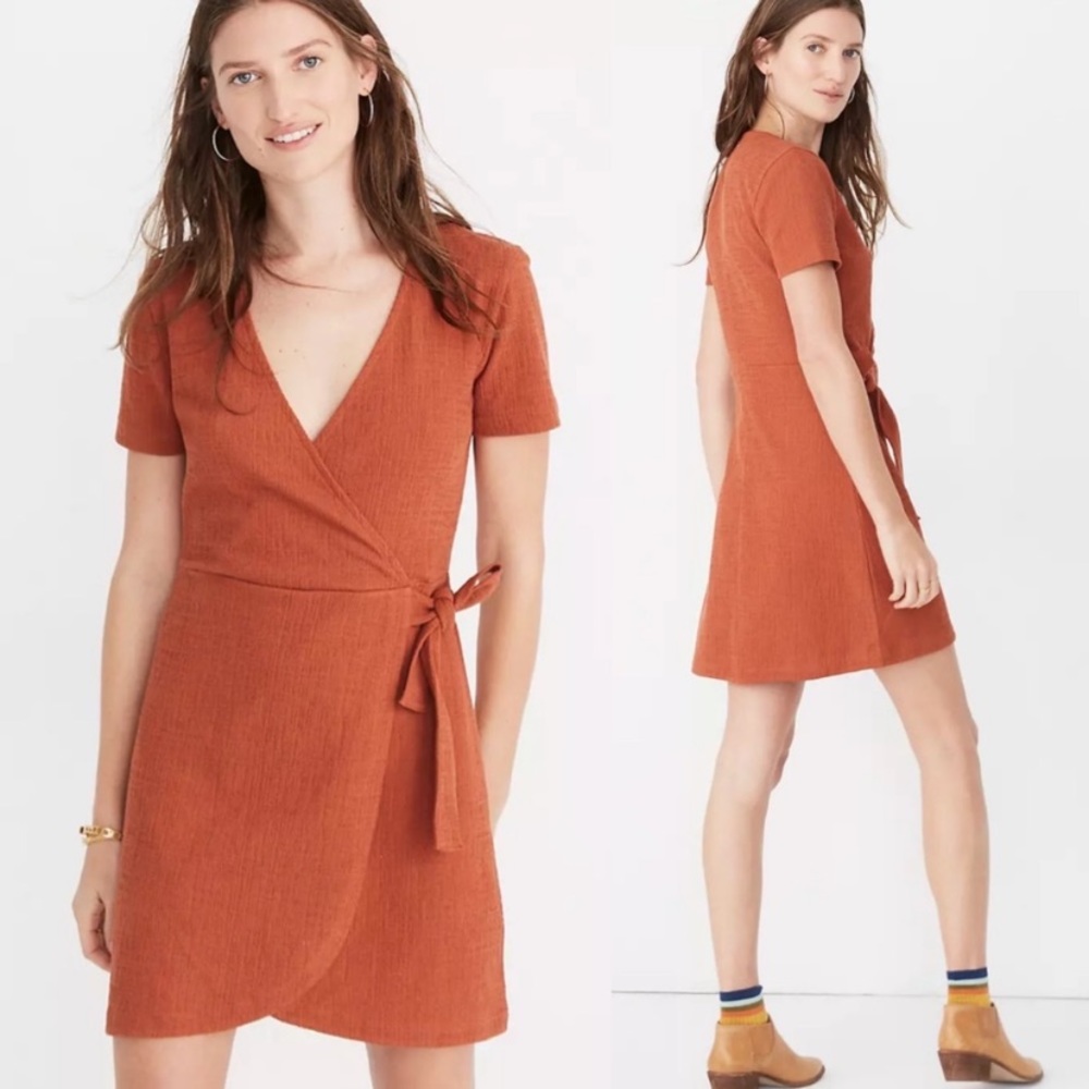 Madewell Texture & Thread wrap dress